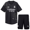 Officiële Voetbalshirt + Korte Broek Doelman Real Madrid Vierde 2023-24 Zwarte - Kids